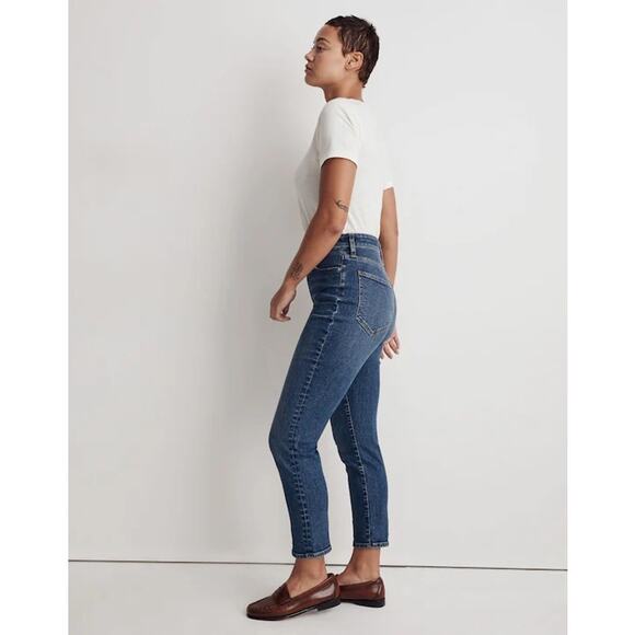New MADEWELL The Curvy Perfect Vintage Jean in Manorford Wash $138 Size W32 - Picture 3 of 6